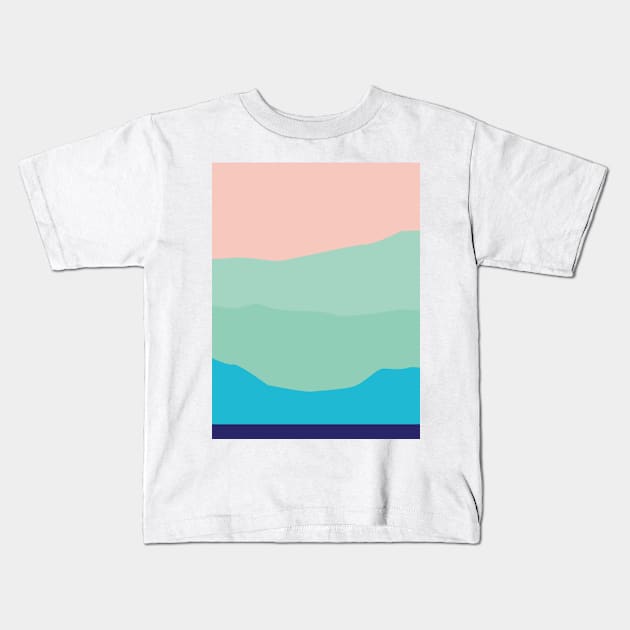 Harmony of sunset Kids T-Shirt by Imordinary